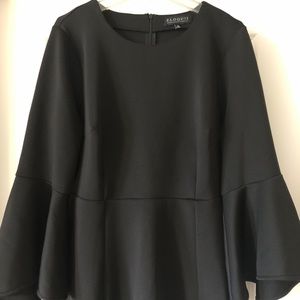 Eloquii black scuba peplum